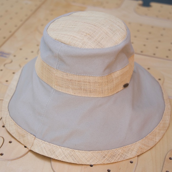 Vintage The Scala Collection Straw & Cotton Summer Hats Set Of 3 main image 4